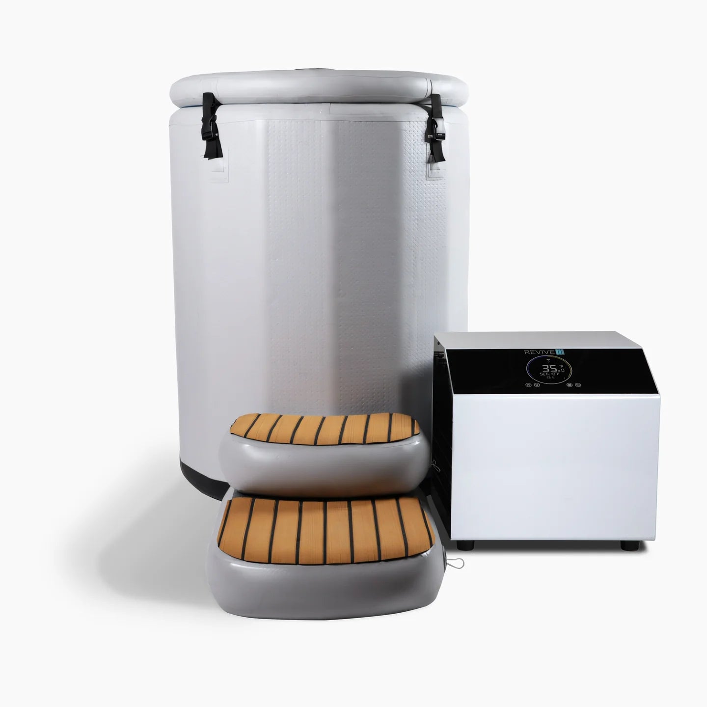 3 Person Traditional Sauna & Inflatable Barrel Plunge